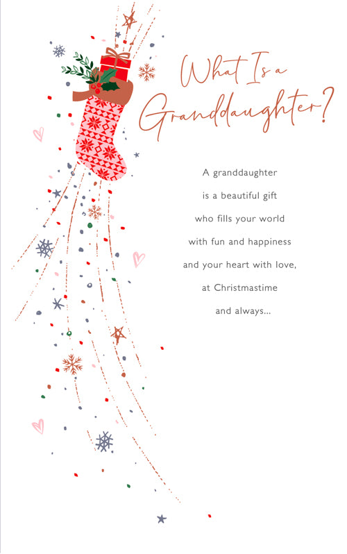 Granddaughter Christmas Card 