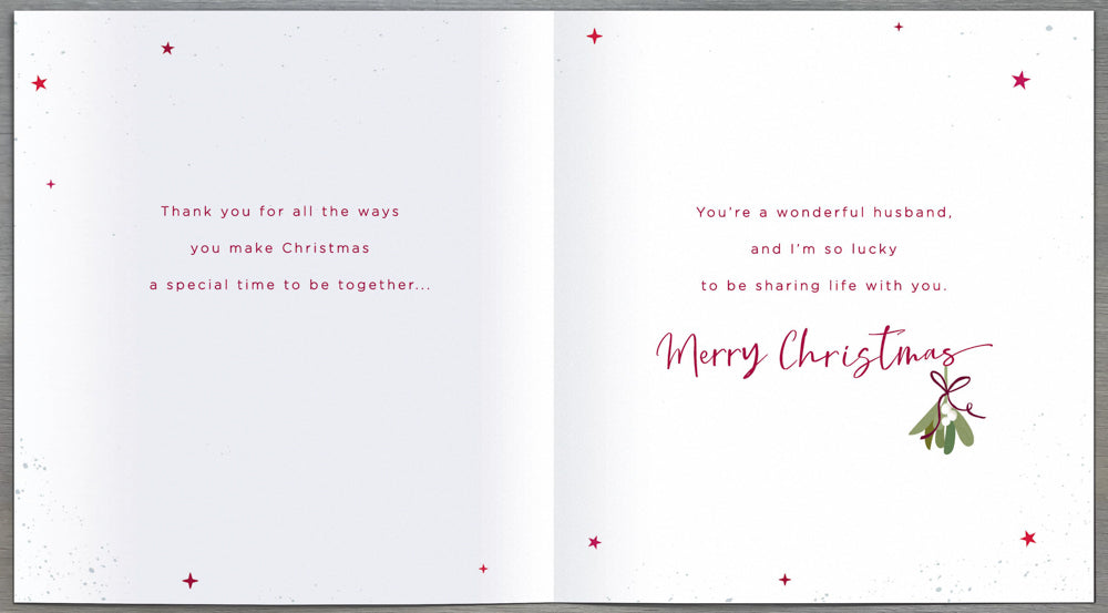 Husband Christmas Card