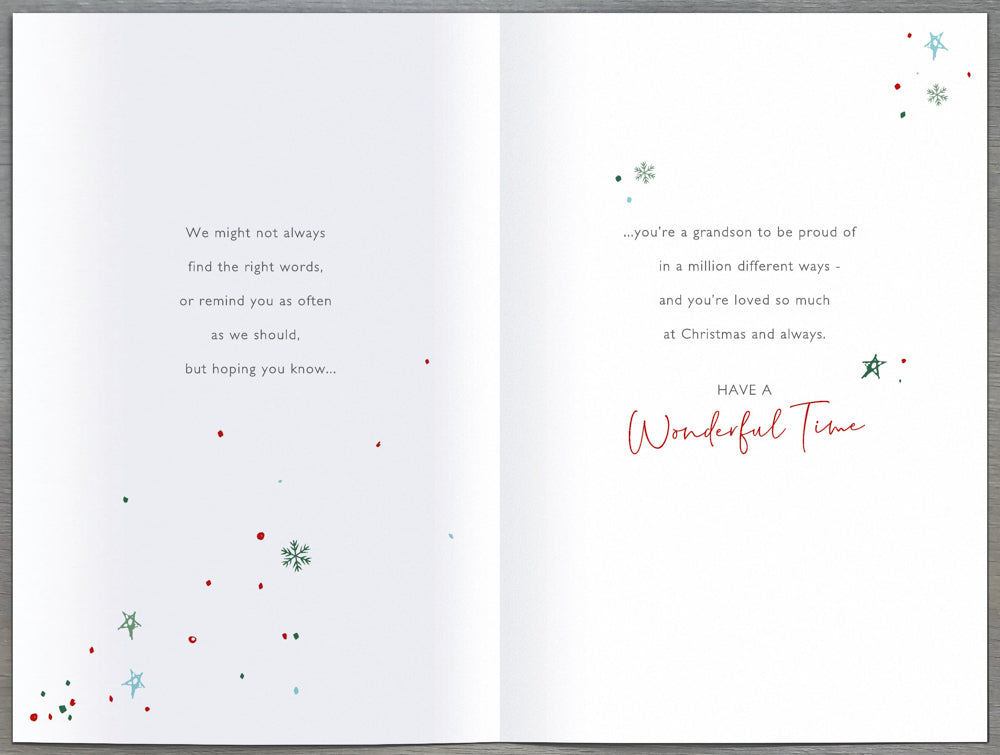 Grandson Christmas Card 