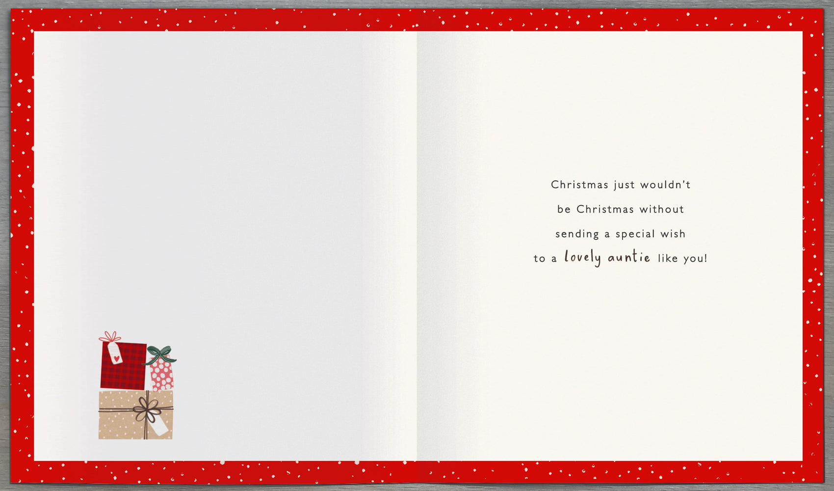 Special Auntie Christmas Card