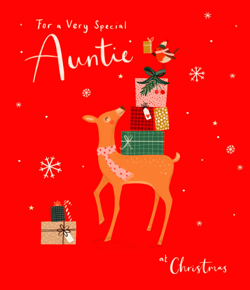 Special Auntie Christmas Card