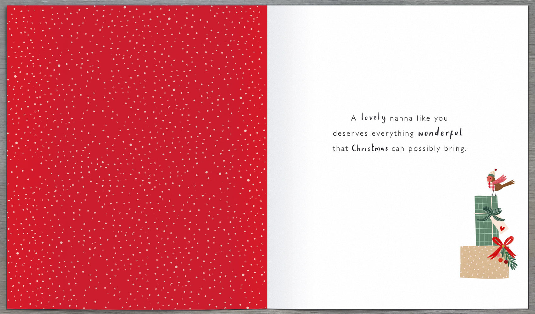 Special Nanna Christmas Card