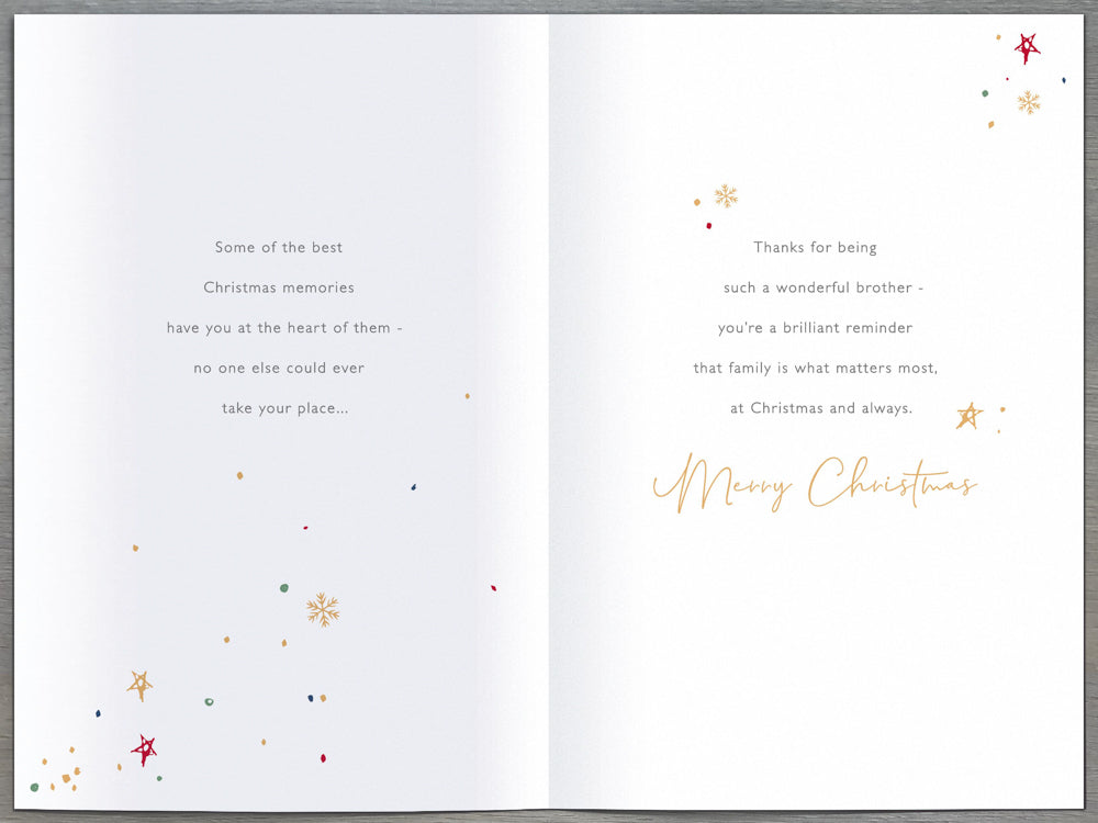 Special Brother Christmas Card 