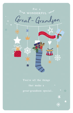 Great Grandson Christmas Card