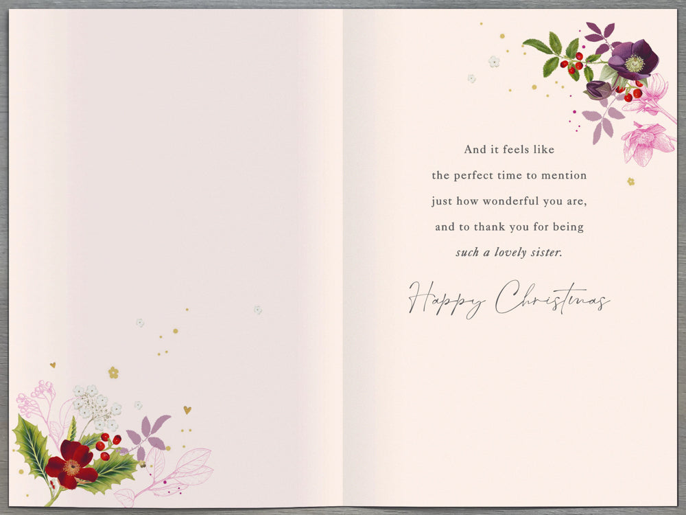 Special Sister Christmas Card