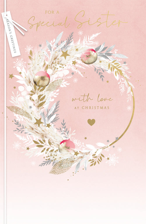 Special Sister Christmas Card 
