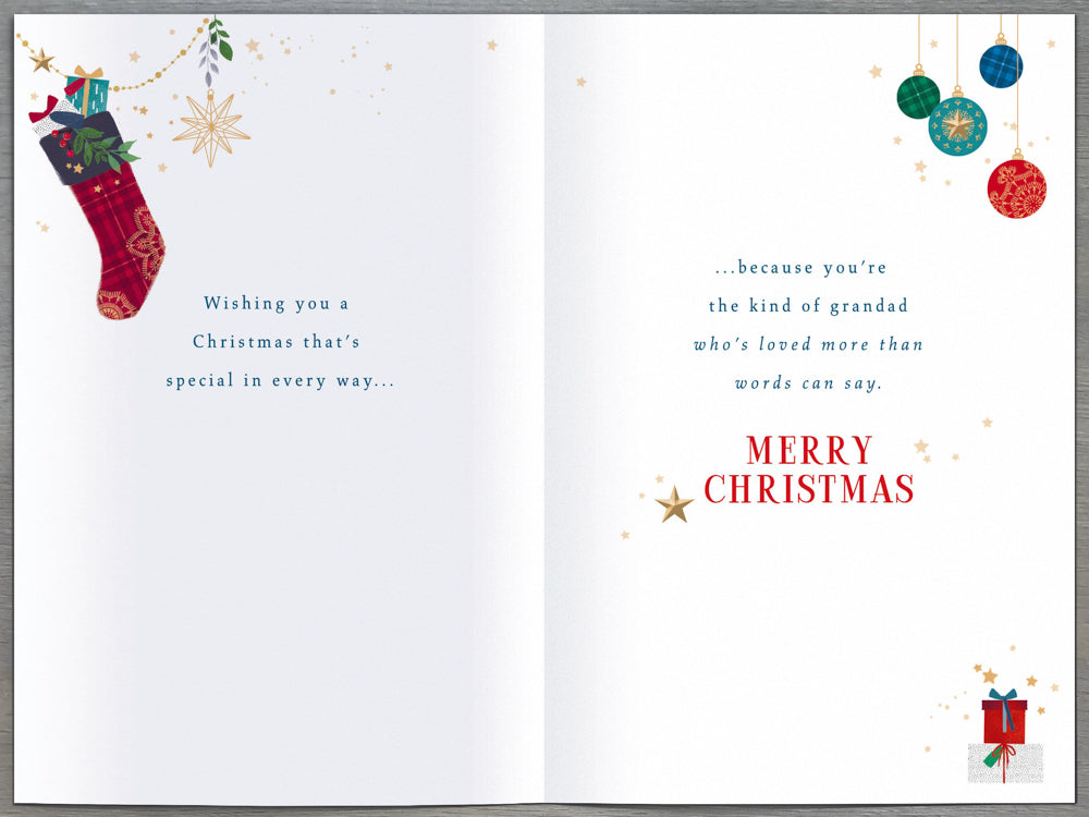 Grandad Christmas Card