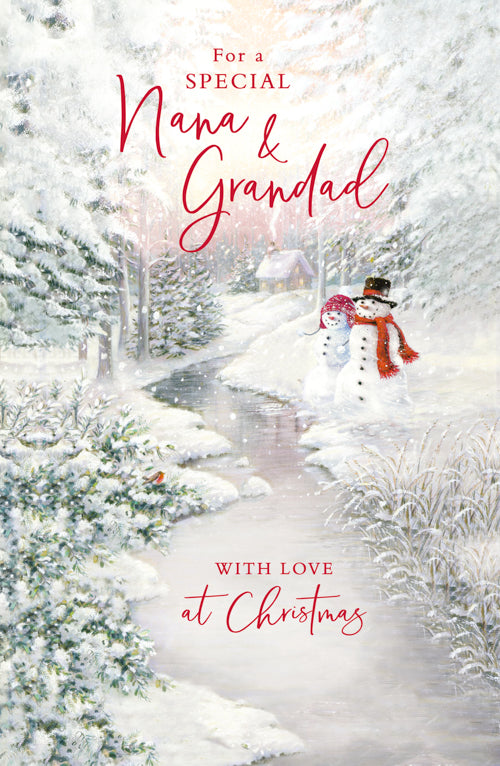 Special Nana And Grandad Christmas Card 