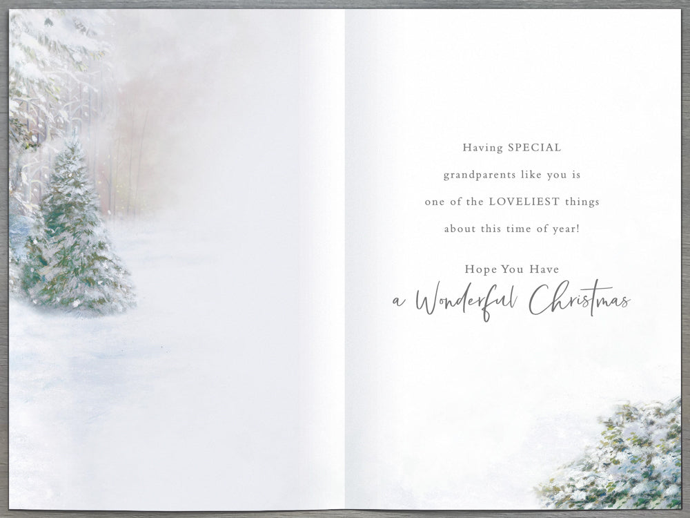 Special Nana And Grandad Christmas Card 