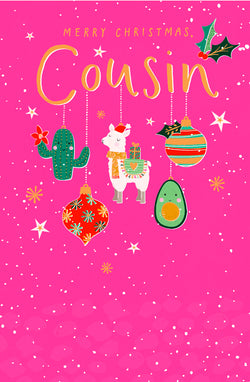 Cousin Christmas Card