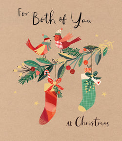 Both Of You Christmas Card