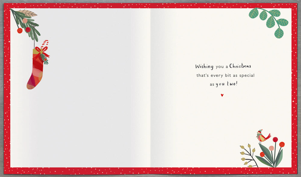 Both Of You Christmas Card