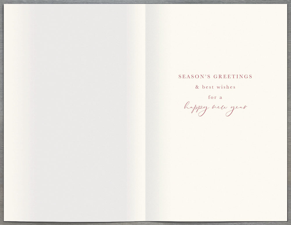 Seasonal New Year Christmas Card