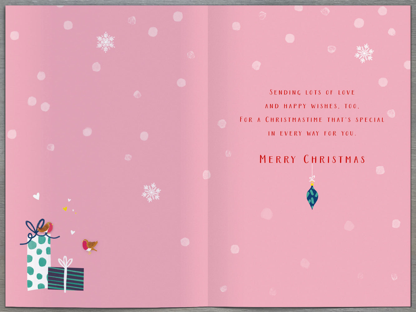 Special Granddaughter Christmas Card