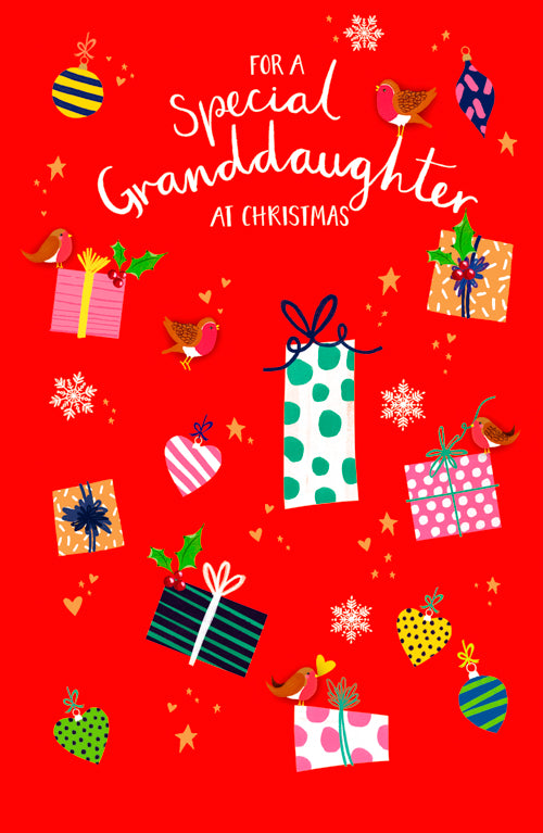 Special Granddaughter Christmas Card