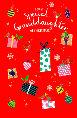 Special Granddaughter Christmas Card