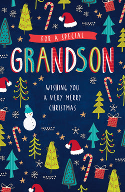 Special Grandson Christmas Card