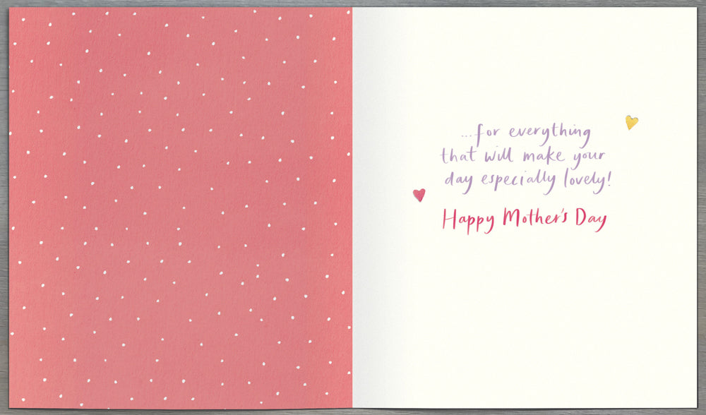 Just For You Mothers Day Card