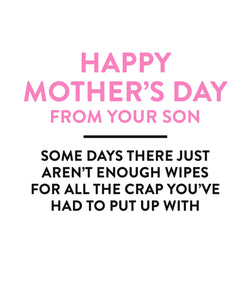 From Your Son Mothers Day Card