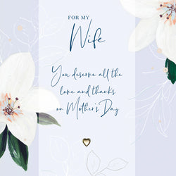 Wife Mothers Day Card