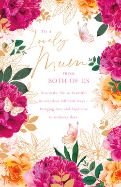 From Both Of Us Mum Mothers Day Card