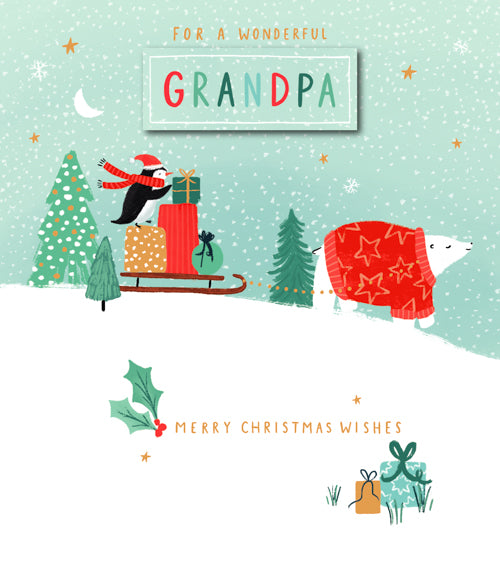 Grandpa Christmas Card