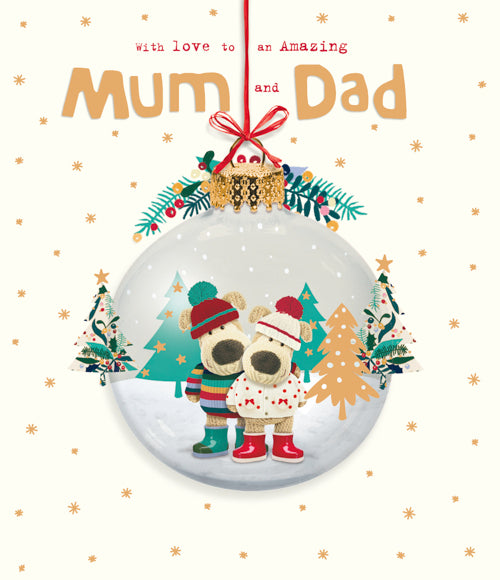Mum And Dad Christmas Card
