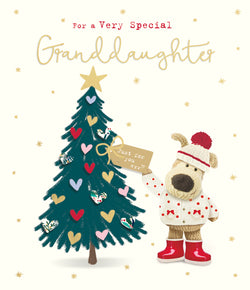 Special Granddaughter Christmas Card