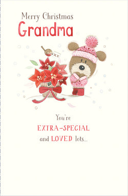 Grandma Extra Special And Loved Christmas Card