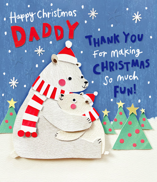 Daddy Christmas Card