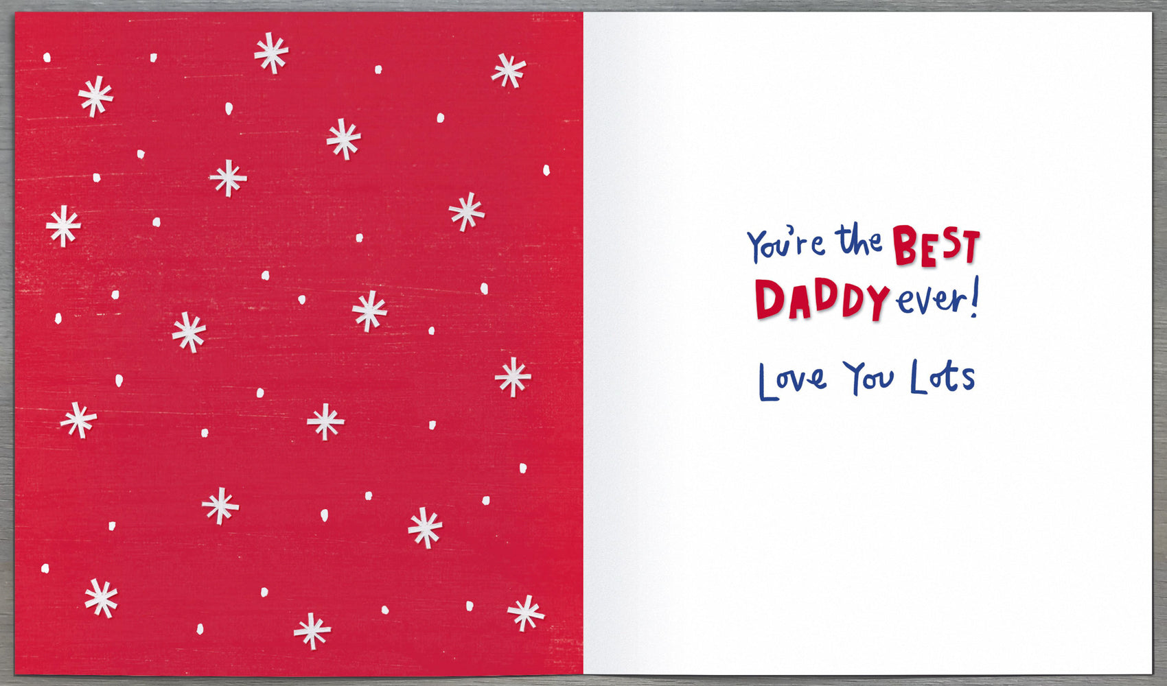 Daddy Christmas Card