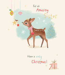 Sister Christmas Card