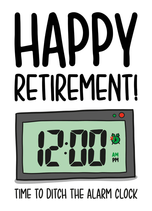 Humour Retirement Card Personalisation