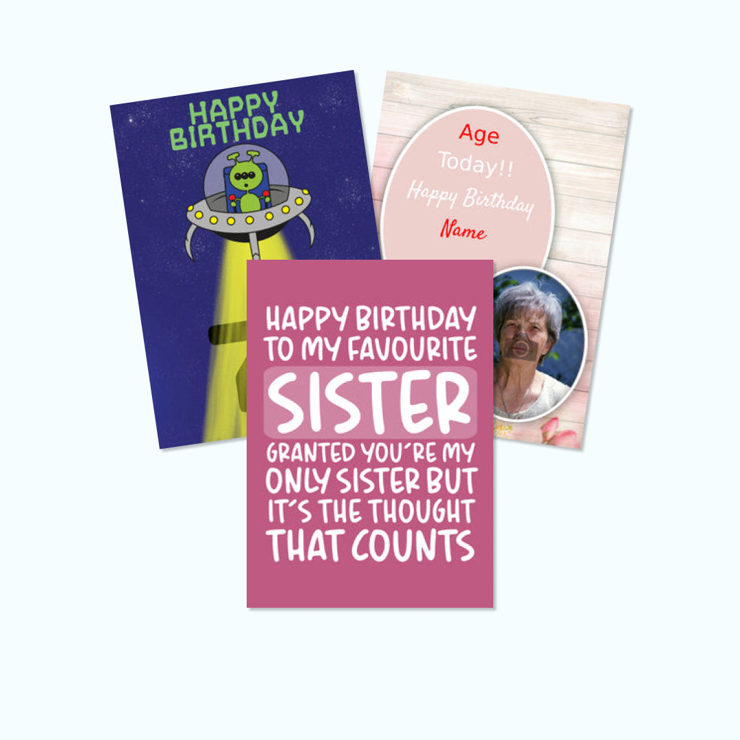 Personalise & Print On Demand - all cards