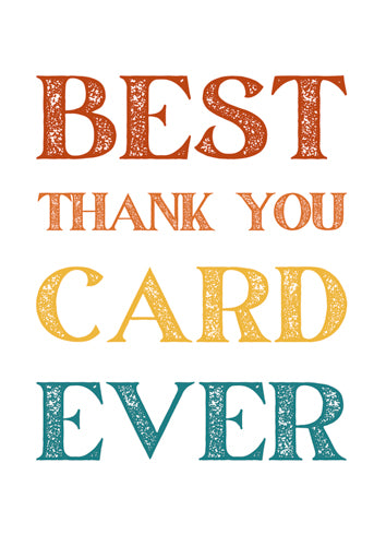 Thank You Card Personalisation