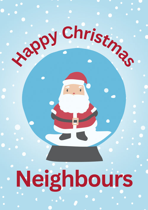 Neighbours Christmas Card Personalisation