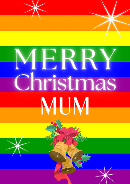 LGBTQ+ Mum Christmas Card Personalisation