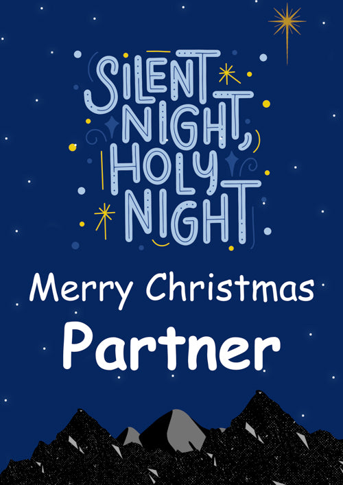 Partner Christmas Card Personalisation