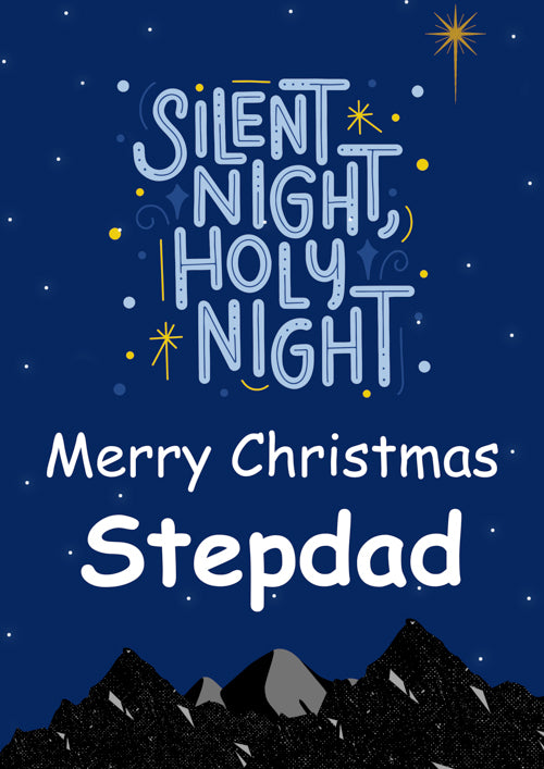 Step Dad Christmas Card Personalisation