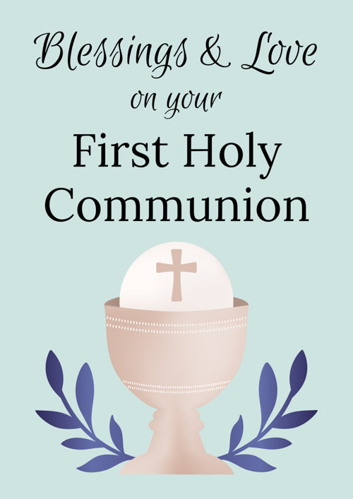 First Communion Kids Card Personalisation
