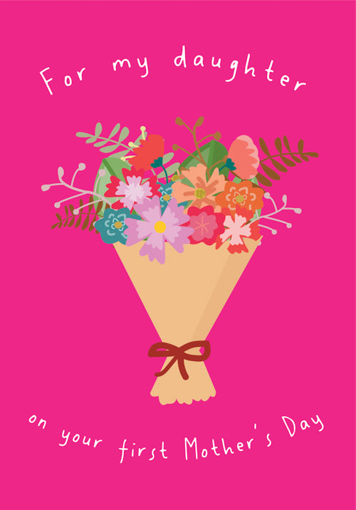 First Daughter Mothers Day Card Personalisation