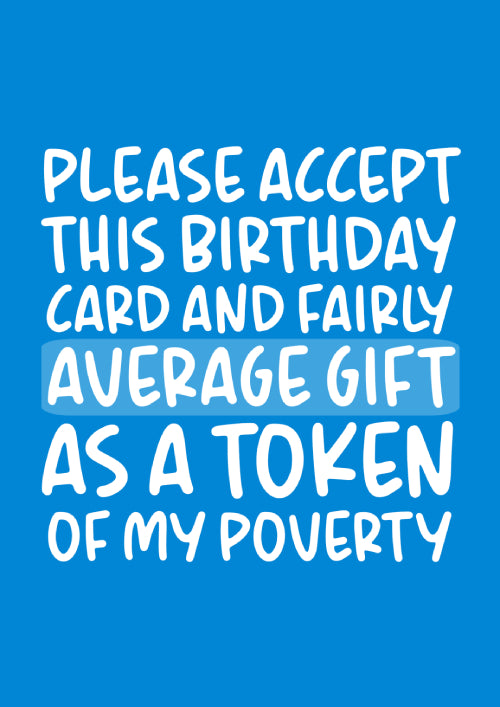 Humour Birthday Card Personnalisation