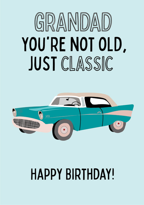 Funny Grandad Birthday Card Personalisation