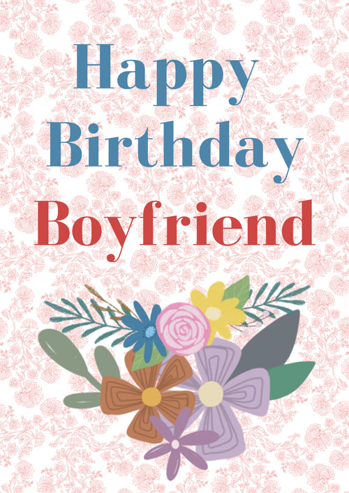 Boyfriend Birthday Card Personalisation
