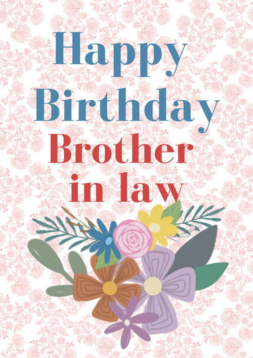 Brother In Law Birthday Card Personalisation