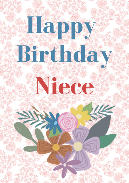 Niece Birthday Card Personalisation
