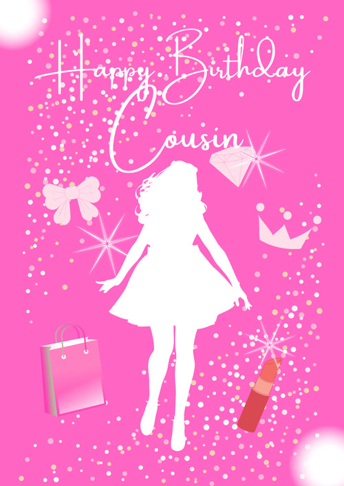 Cousin Birthday Card Personalisation