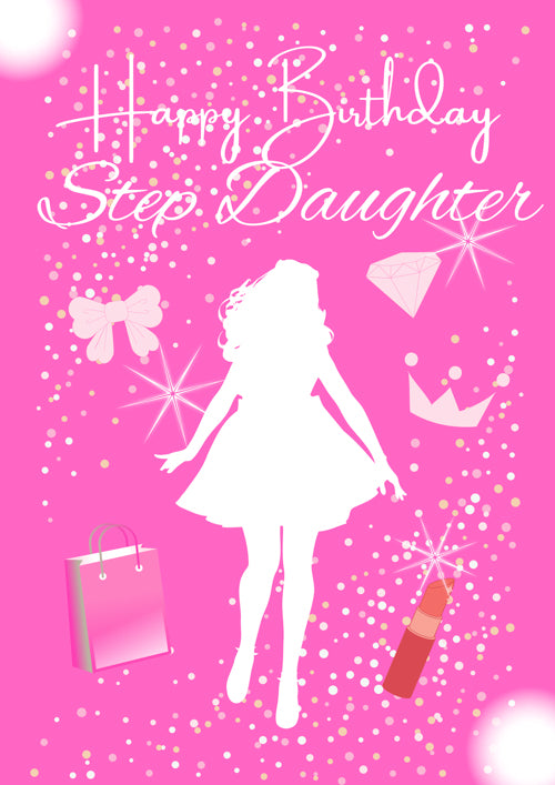 Step Daughter Birthday Card Personalisation