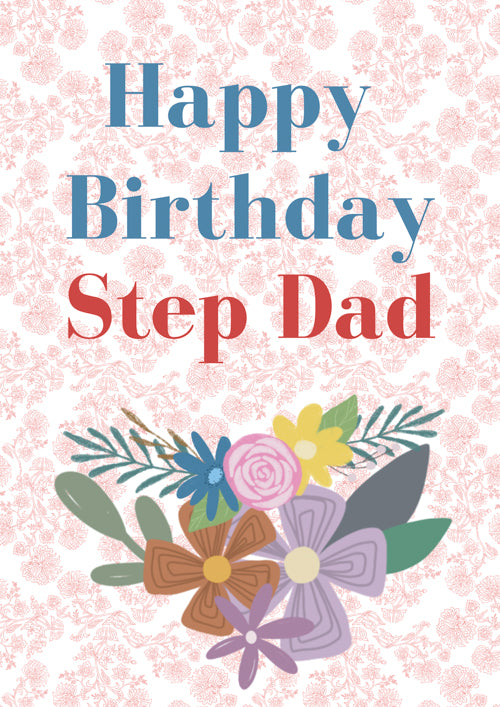 Step Dad Birthday Card Personalisation
