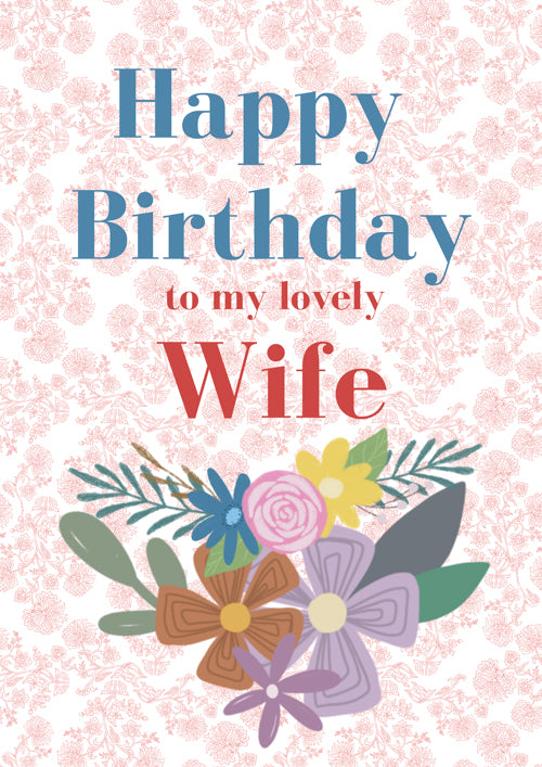 Wife Birthday Card Personalisation